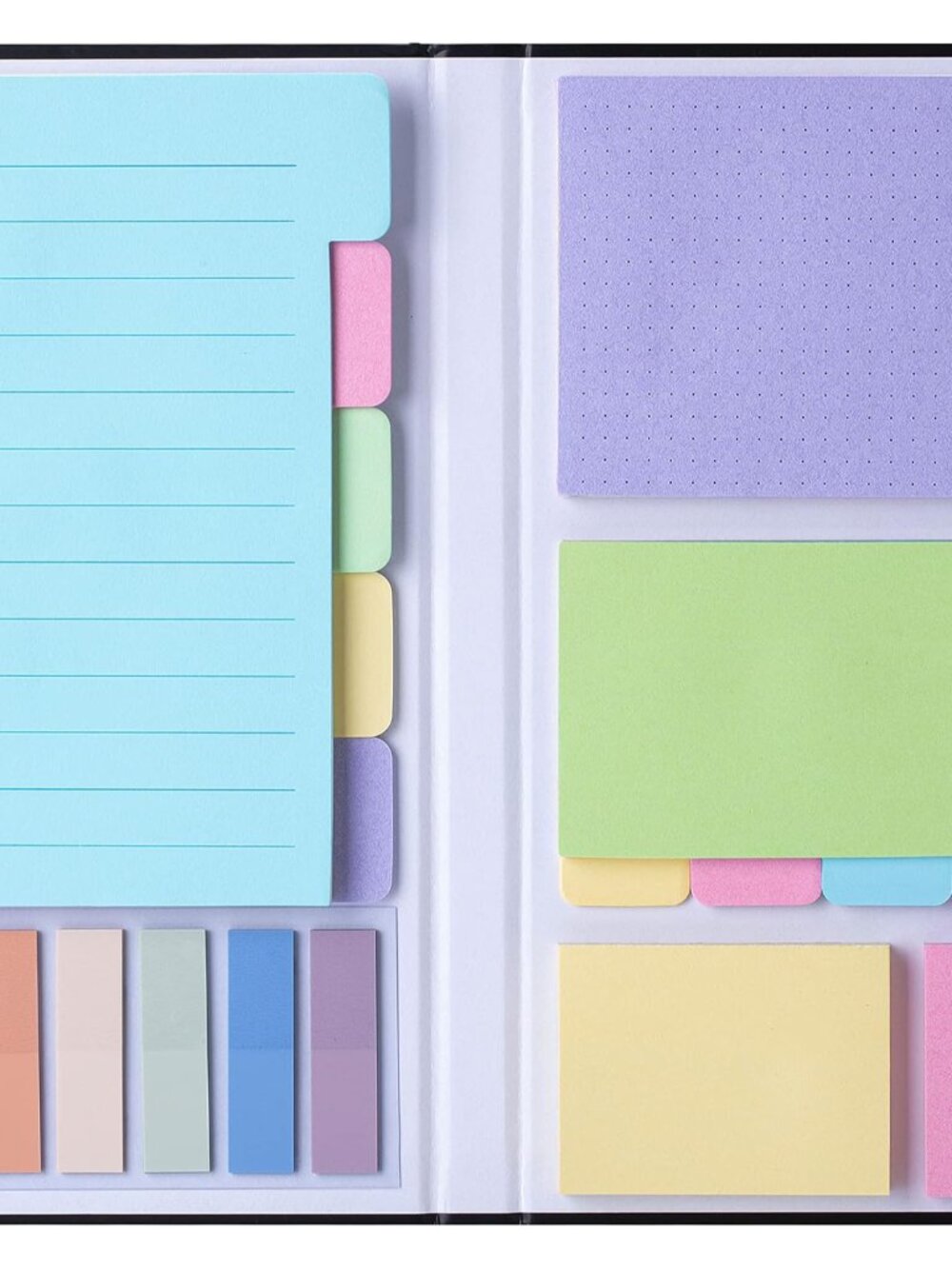 Sticky Notes Set, 410 Pack, Ruled